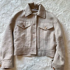 Acne Studios women’s Linen blend jacket